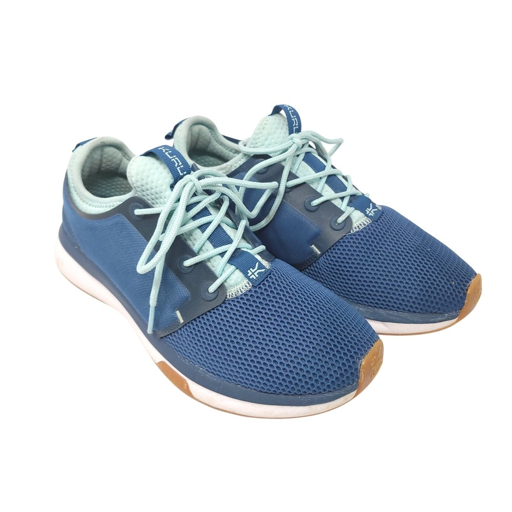 KURU Shoes Womens‎ 9.5 Blue Mesh Walking Athletic Sneakers KURUCLOUD 20560295